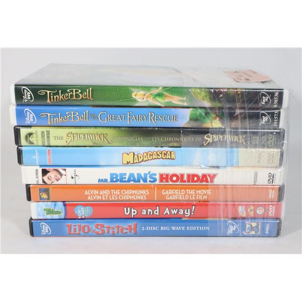 BUNDLE OF ASSORTED DVDS