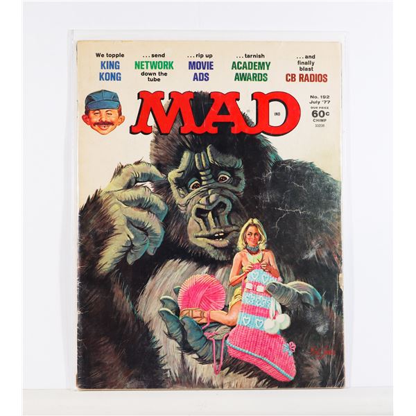 MAD MAGAZINE #192 (FEAT. A PUZZLED KING KONG