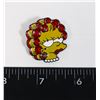 NEW SIMPSONS LISA IN CURLERS THEME LAPEL PIN