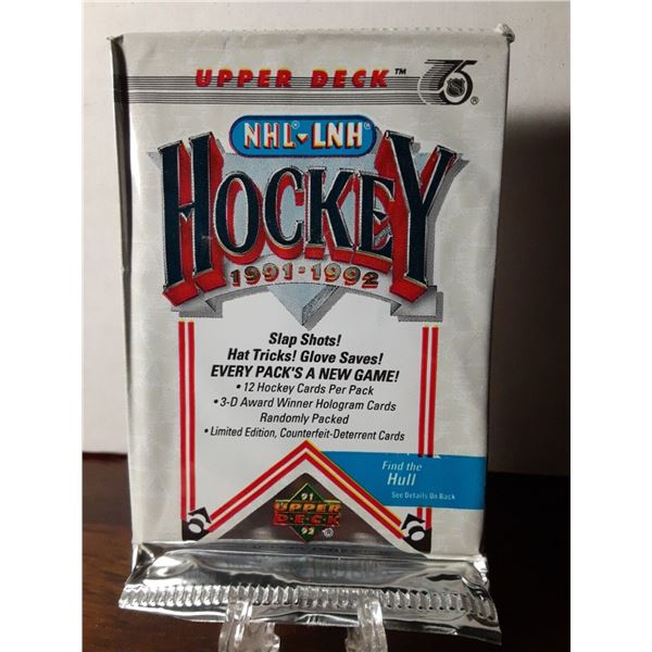 1991-92 Upper Deck NHL Hockey Card Packs