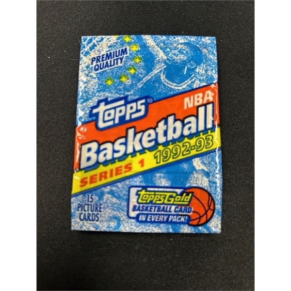 1992-93 NBA Topps Series 1 Hobby Pack