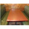 Image 14 : Qty 2 Rectangular Tables w/ Booth Seating 150"x 66" (back wall NOT included)