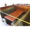 Image 17 : Qty 2 Rectangular Tables w/ Booth Seating 150"x 66" (back wall NOT included)