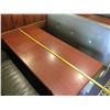 Image 22 : Qty 2 Rectangular Tables w/ Booth Seating 150"x 66" (back wall NOT included)