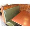 Image 3 : Qty 2 Rectangular Tables w/ Booth Seating 150"x 66" (back wall NOT included)