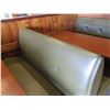 Image 6 : Qty 2 Rectangular Tables w/ Booth Seating 150"x 66" (back wall NOT included)