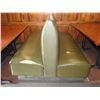 Image 7 : Qty 2 Rectangular Tables w/ Booth Seating 150"x 66" (back wall NOT included)