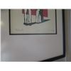 Image 3 : Framed Trio Figures Titled 'Broadway, NYC' Signed by Artist 32"x18"