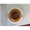 Image 2 : Qty 2 Large Decorative Glazed Ceramic Plates w/ Rattan Covered Handles 18" Dia