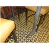 Image 7 : Rectangular Table on Metal Pedestal Base 66"x30"x42"H w/ 4 Chairs 18"x18"x46"H