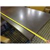 Image 8 : Rectangular Table on Metal Pedestal Base 66"x30"x42"H w/ 4 Chairs 18"x18"x46"H