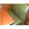 Image 13 : Qty 3 Rectangular Tables w/ Booth Seating 225"x 44" (back wall NOT included)