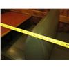 Image 20 : Qty 3 Rectangular Tables w/ Booth Seating 225"x 44" (back wall NOT included)