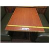Image 22 : Qty 3 Rectangular Tables w/ Booth Seating 225"x 44" (back wall NOT included)