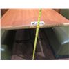 Image 23 : Qty 3 Rectangular Tables w/ Booth Seating 225"x 44" (back wall NOT included)