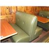 Image 5 : Qty 3 Rectangular Tables w/ Booth Seating 225"x 44" (back wall NOT included)