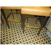 Image 2 : Qty 2 Upholstered Bar Chairs 18"x18"x46"H