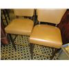 Image 3 : Qty 2 Upholstered Bar Chairs 18"x18"x46"H