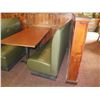 Image 13 : Qty 2 Rectangular Tables w/ Booth Seating 147"x 66" (back wall NOT included)
