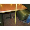 Image 23 : Qty 2 Rectangular Tables w/ Booth Seating 147"x 66" (back wall NOT included)