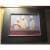 Image 1 : Wood-Framed Embellished Giclee Canvas Artwork: Chefs, 23" x 19"