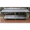 Image 1 : Rectangular Table w/ Undershelf 80"x24"x34"H