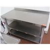 Image 1 : Rectangular Table w/ 2 Undershelves 48"x24"x33"H
