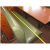 Image 16 : Qty 2 Rectangular Tables w/ Booth Seating 155"x 66" (back wall NOT included)