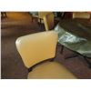 Image 7 : Round Table on Metal Pedestal Base 52" dia, 29"H w/ 4 Chairs 18"x18"x33"H