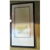 Image 1 : Framed Trio Figures Titled 'Family Trip, Baltimore' Signed by Artist 32"x18"