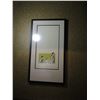 Image 2 : Framed Trio Figures Titled 'Family Trip, Baltimore' Signed by Artist 32"x18"