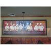 Image 2 : Very Large Wood-Framed Embellished Giclee Canvas Artwork: Chefs, 120" x 42"