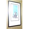 Image 1 : Framed Family Titled 'Los Angeles #3' Signed by Artist 32" x 18"