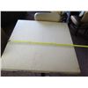 Image 8 : Square Table on Metal Pedestal Base 36"x36"x30"H w/ 4 Chairs 18"x18"x33"H