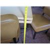 Image 11 : Square Table on Metal Pedestal Base 36"x36"x30"H w/ 4 Chairs 18"x18"x33"H