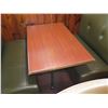 Image 21 : Qty 4 Rectangular Tables w/ Booth Seating 299"x 44" (back wall NOT included)