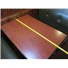 Image 26 : Qty 4 Rectangular Tables w/ Booth Seating 299"x 44" (back wall NOT included)
