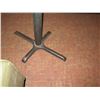 Image 4 : Wooden Rectangular Table on Metal Pedestal Base 44"x30"x29"H