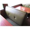 Image 8 : Qty 4 Rectangular Tables w/ Booth Seating 299"x 44" (back wall NOT included)