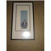 Image 2 : Framed Male Figure Titled 'Businessman, D.C.' Signed by Artist 32"x18"