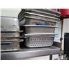 Image 8 : Multiple Metal Food Storage Pans, Strainers, etc w/ Some Lids, Misc Sizes
