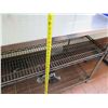 Image 8 : Rectangular Table w/ 2 Mesh Undershelves & Back Grid 48" x 24" x 33"H (75" to top)