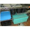 Image 3 : Mesh Shelf w/ Misc Serveware: Plastic Trays, Baskets, Oven Mitts, etc