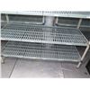 Image 2 : Qty 3 Metro Q Metal Slatted Shelving Units (used in freezer) 60"x24"