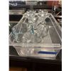 Image 1 : Qty 6 Glass Stemmed Goblets