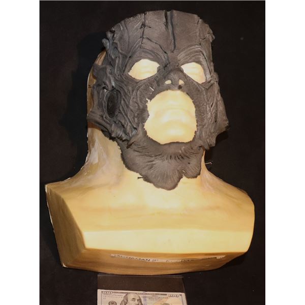 AQUAMAN AND THE LOST KINGDOM KORDAX UNPAINTED FACE APPLIANCE ON LIFE CAST 2 SUPER HERO