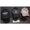 Image 1 : BATMAN RETURNS THE DARK KNIGHT & DARK KNIGHT RISES CAST & CREW HATS LOT OF 3