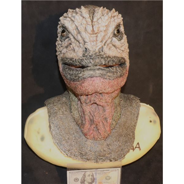 THE ORVILLE REPTILIAN ALIEN FULL HEAD MASK SCREEN USED ON BUST