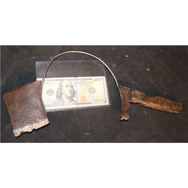 AMERICAN HORROR STORY ROANOKE CLEAVER THROUGH HEAD RIG