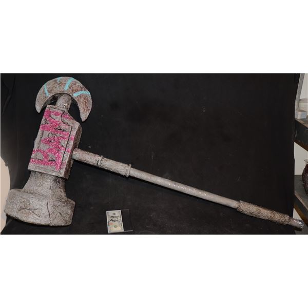 SORORITY OF THE DAMNED LIVING STATUE AXE & HAMMER SCREEN MATCHED